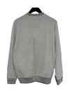 Men's Embroidered Logo Terry Fleece Sweatshirt Light Grey - STONE ISLAND - BALAAN 5