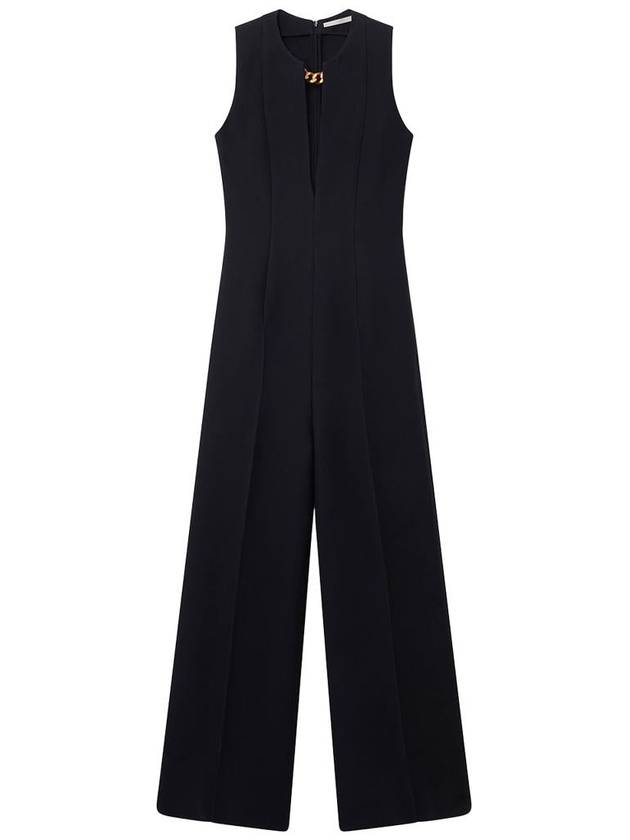 chain embellished cotton jumpsuit 6100853EU600 - STELLA MCCARTNEY - BALAAN 2