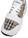 Ramsey Vintage Check Velcro Low Top Sneakers White Beige - BURBERRY - BALAAN 8