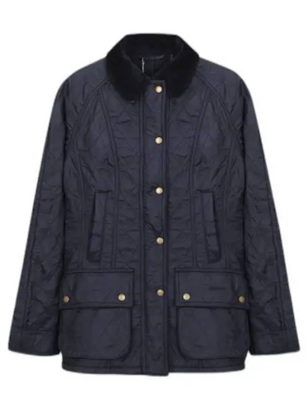 Women s Beadnell Polar Quilt Jacket Navy - BARBOUR - BALAAN 1