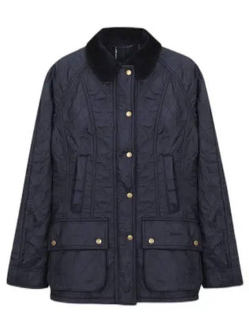 Women s Beadnell Polar Quilt Jacket Navy - BARBOUR - BALAAN 1