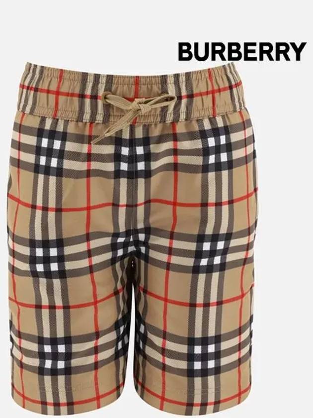 Kids Vintage Check Shorts Beige - BURBERRY - BALAAN 3