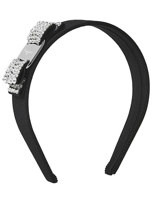 Women's Vara Bow Headband Black - SALVATORE FERRAGAMO - BALAAN 2