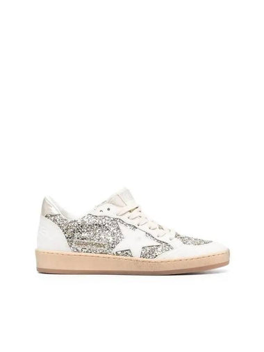 Ball Star Glitter Sneakers White - GOLDEN GOOSE - BALAAN 1