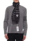 Check Cashmere Scarf Charcoal - BURBERRY - BALAAN 4