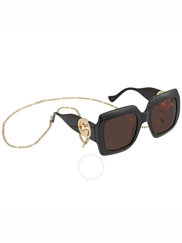 Eyewear Chain Square Frame Sunglasses GG1022S005 - GUCCI - BALAAN 4