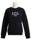 Women's Tina Logo Sweat Sweatshirt Black - A.P.C. - BALAAN 2