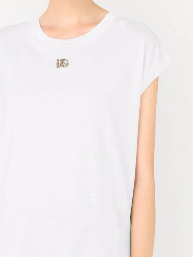 Logo Short Sleeve T-Shirt White - DOLCE&GABBANA - BALAAN 5