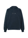 Le Typo Classic Fit Cotton Hoodie Navy - JACQUEMUS - BALAAN 1