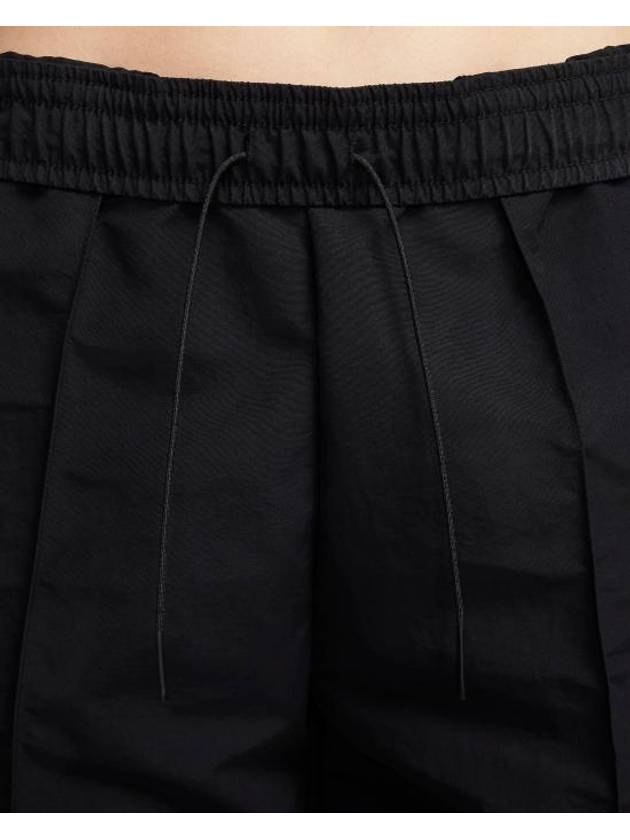 Sportswear Everything Woven Mid-Rise Open Hem Track Pants Black - NIKE - BALAAN 4