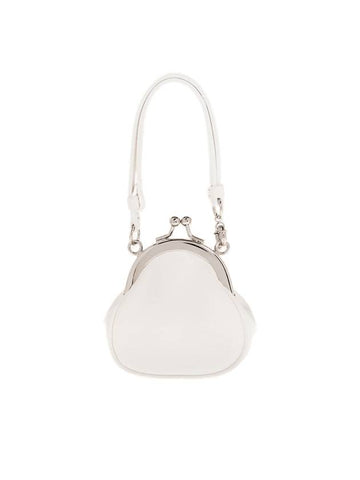 Stitch Nappa Leather Micro Mini Bag White - MAISON MARGIELA - BALAAN 1