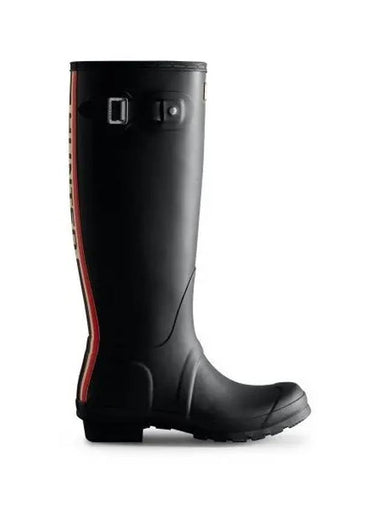 Original color backprint tall rain boots black - HUNTER - BALAAN 1