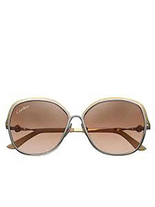 Sunglasses CT0090S 001 SILVER - CARTIER - BALAAN 1