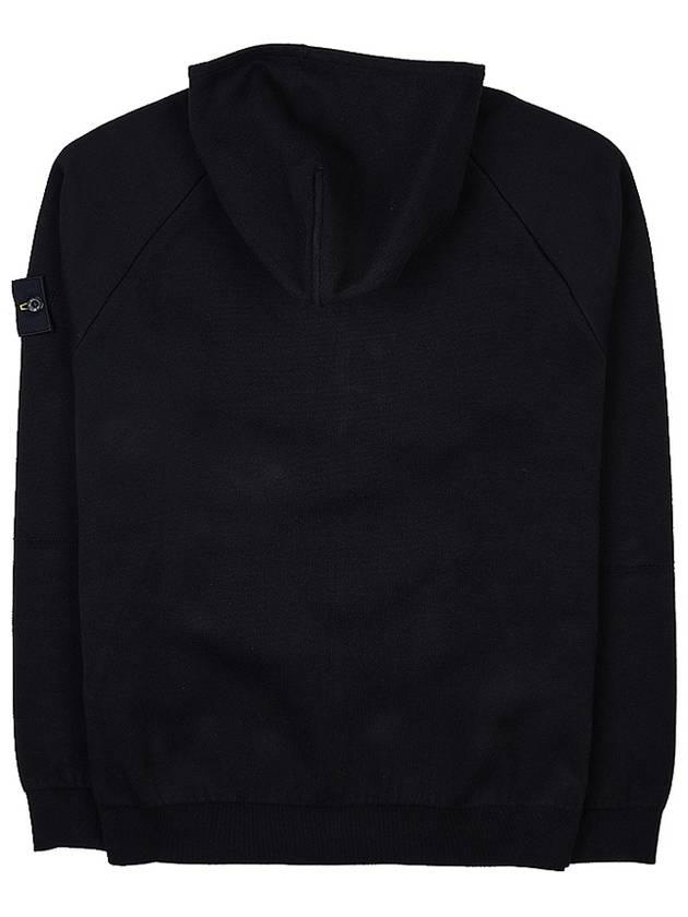 Wappen Patch Cotton Hooded Jacket Black - STONE ISLAND - BALAAN 3