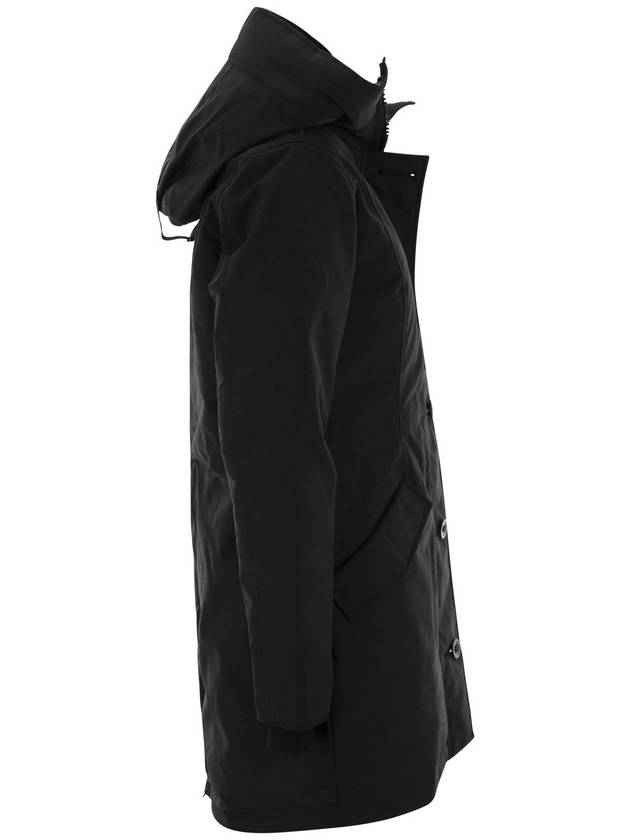 Rossclair Hooded Padding Black - CANADA GOOSE - BALAAN 4