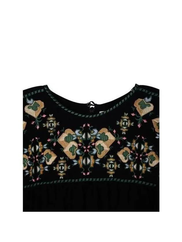 SANA floral embroidery crop top HT0094FA A1J40I 01BK - ISABEL MARANT - BALAAN 3