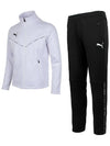 KK Individualize full zip up brushed set 93351402 White R - PUMA - BALAAN 3