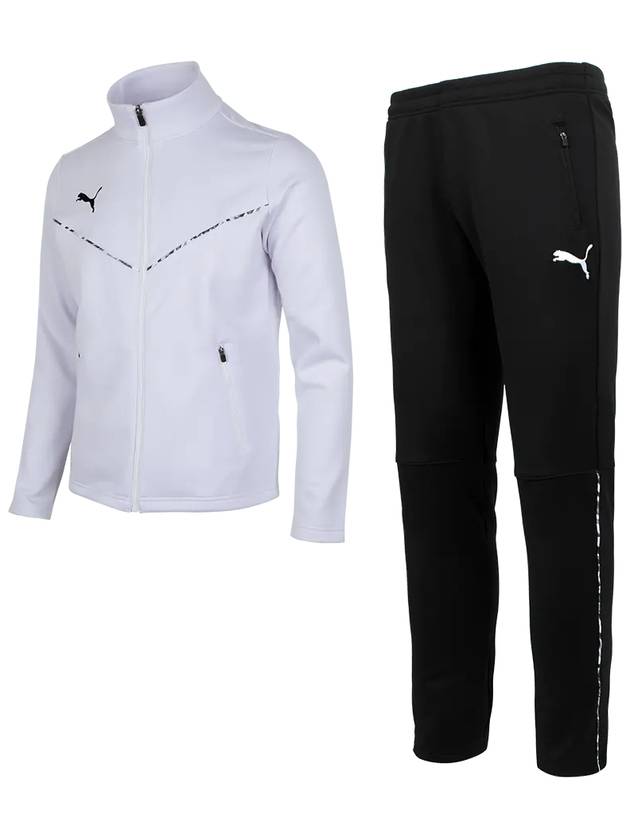 KK Individualize Full Zip-Up Brushed Suit White - PUMA - BALAAN 4