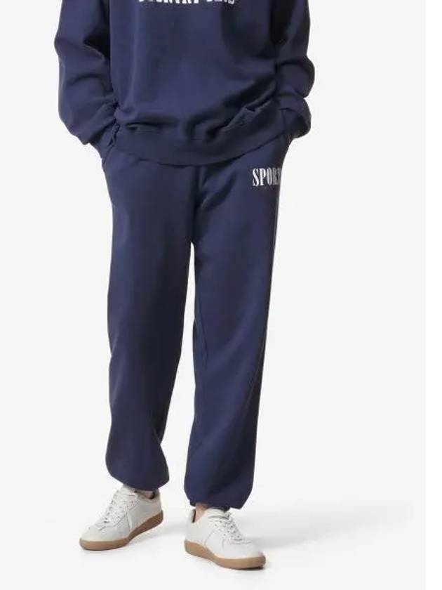 Sports sweatpants navy SWAW238NA - SPORTY & RICH - BALAAN 1