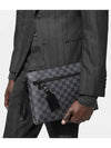 Takeoff Damier Pouch Bag Grey - LOUIS VUITTON - BALAAN 5