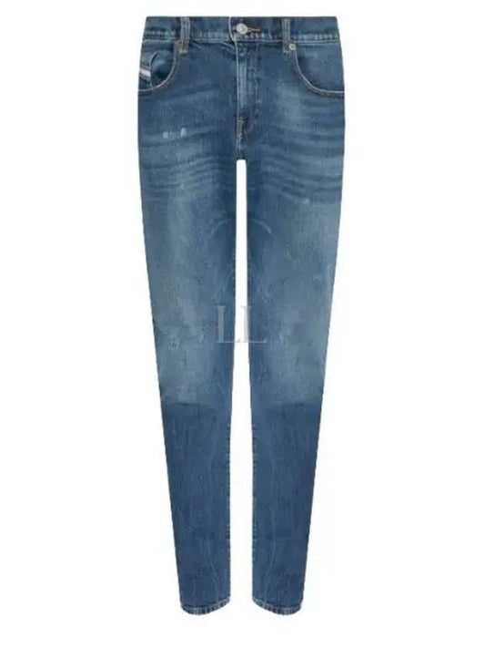 Straight Denim Jeans Blue - DIESEL - BALAAN 2