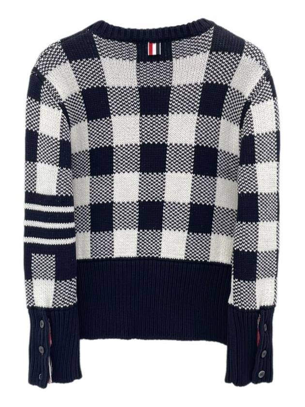 Gingham check knit MKA392A 415 - THOM BROWNE - BALAAN 2