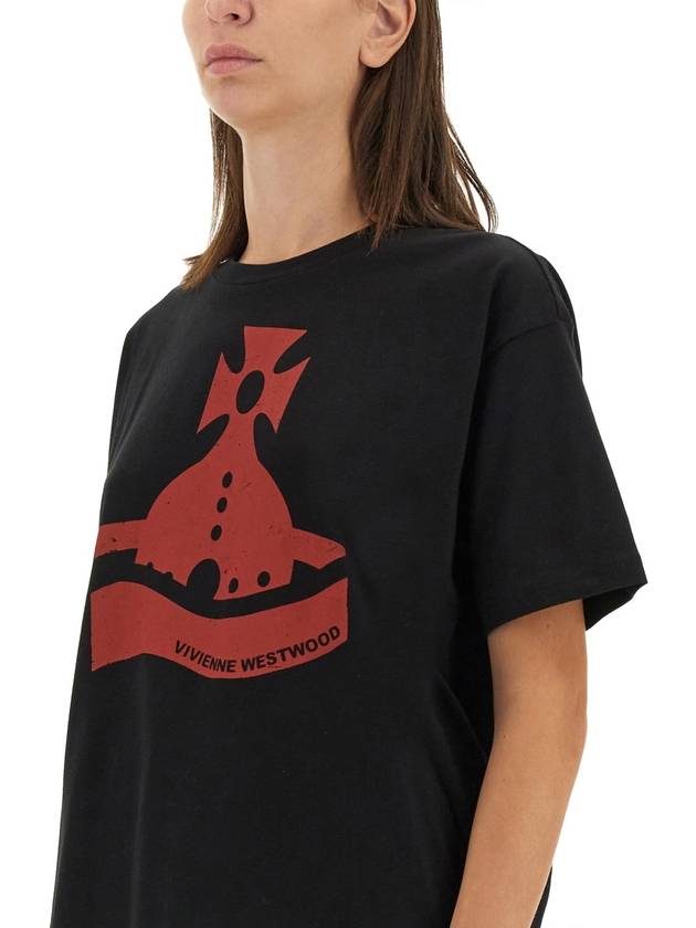 "SUNKEN ORB" T-SHIRT - VIVIENNE WESTWOOD - BALAAN 6