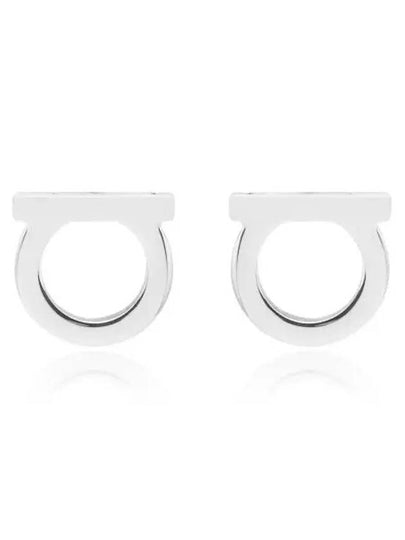 Gancini Earrings Silver - SALVATORE FERRAGAMO - BALAAN 2