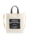 Logo Patch Cotton Tote Bag Sand - STELLA MCCARTNEY - BALAAN 1