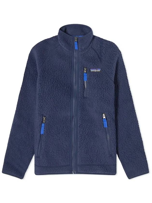 Retro Pile Fleece Zip-Up Jacket Navy - PATAGONIA - BALAAN 2