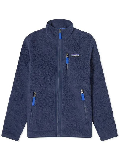 Retro Pile Fleece Zip-Up Jacket Navy - PATAGONIA - BALAAN 2