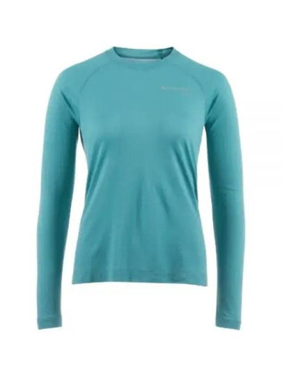 Geroa LS Tee Woman Teal Blue 10366 629 - KLATTERMUSEN - BALAAN 2