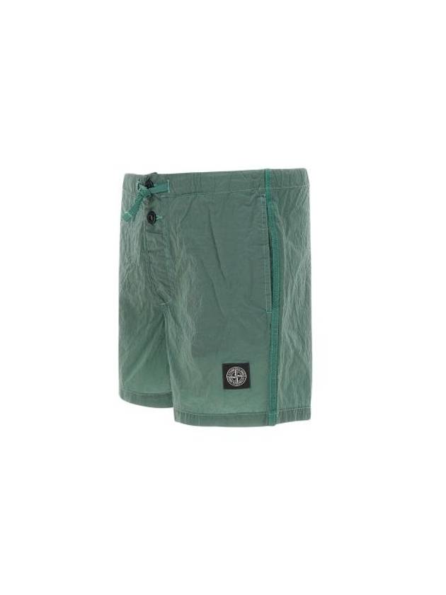 Swimming Nylon Trunk Shorts Green - STONE ISLAND - BALAAN 3