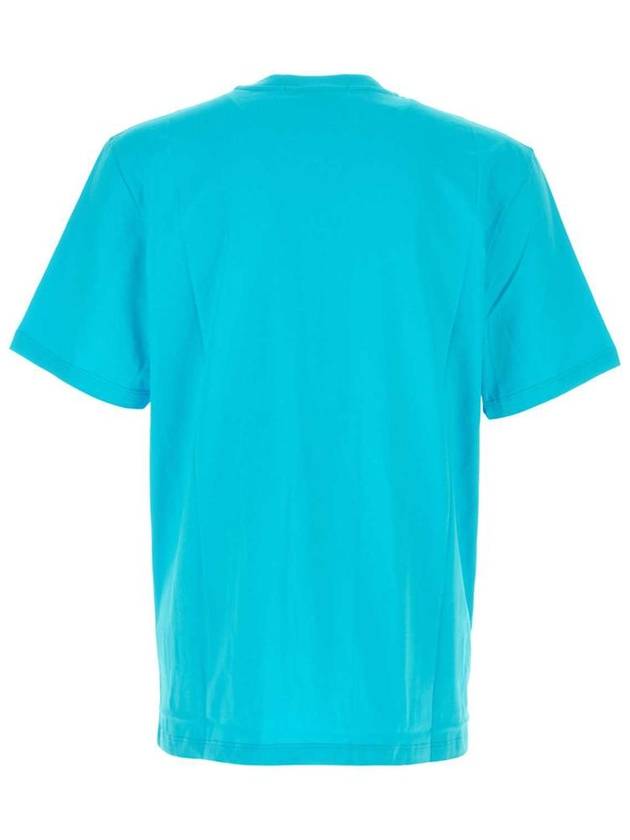 Short Sleeve T-Shirt 3640MM510247002 84 Turquoise - MSGM - BALAAN 3