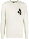 Men's Evans Logo Sweatshirt Light Grey - ISABEL MARANT - BALAAN 3