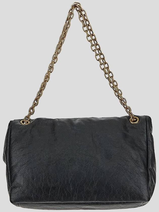 Monaco Chain Strap Shoulder Bag Black - BALENCIAGA - BALAAN 4