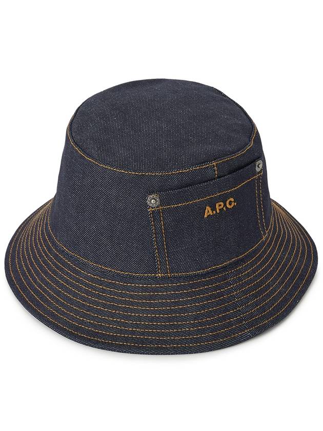 Bob Thais Denim Bucket Hat Indigo - A.P.C. - BALAAN 2