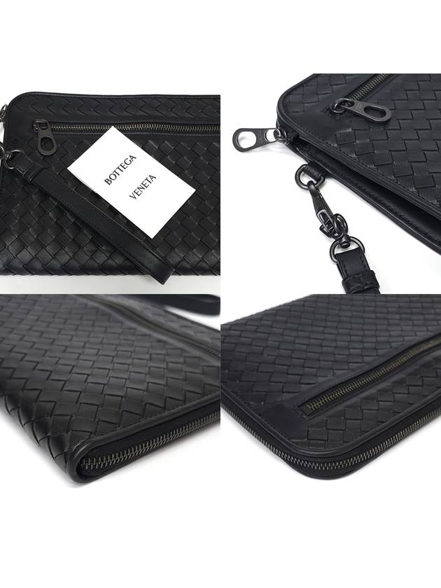 493190 Intrecciato Weaving Clutch Bag - BOTTEGA VENETA - BALAAN 8