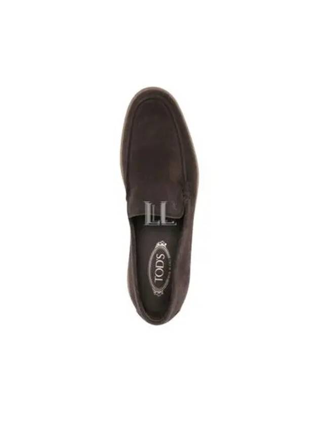 Suede Slipper Loafers Brown - TOD'S - BALAAN 2