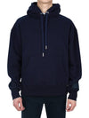 Label Hoodie Navy - AMI - BALAAN 2