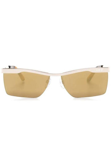 Rimini rectangular frame sunglasses - OFF WHITE - BALAAN 1