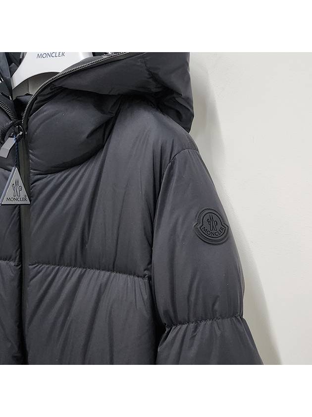 Women s Logo Patch ARREDOUN Long Down Padded Jacket Black 1C00004 596K7 999 - MONCLER - BALAAN 5