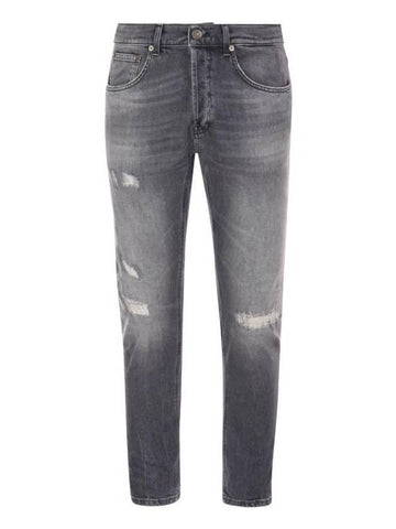 Denim Straight Pants UP576 DS0215U FL5 DU 999 GRAY - DONDUP - BALAAN 1