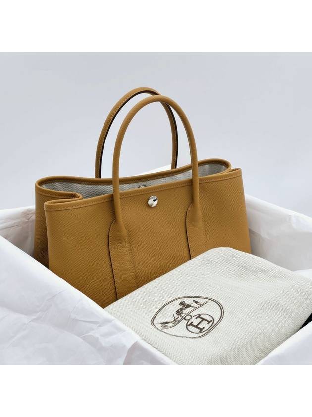 Garden Party 30 Tote Bag Sesame - HERMES - BALAAN 4