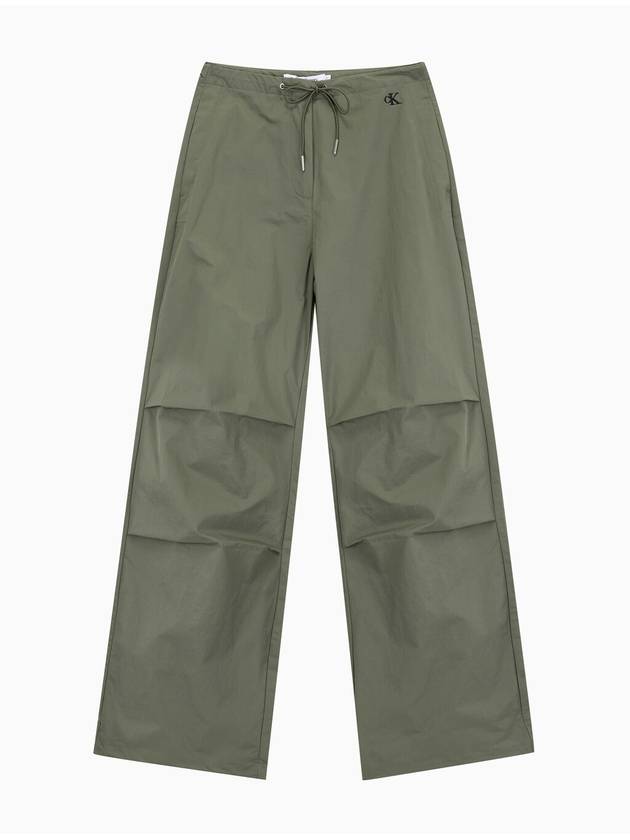 Jeans Relaxed Fit Parachute Straight Pants Olive - CALVIN KLEIN - BALAAN 1