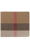 Check Bifold Half Wallet Brown - BURBERRY - BALAAN 1