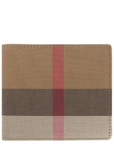 Check Bifold Half Wallet Brown - BURBERRY - BALAAN 1