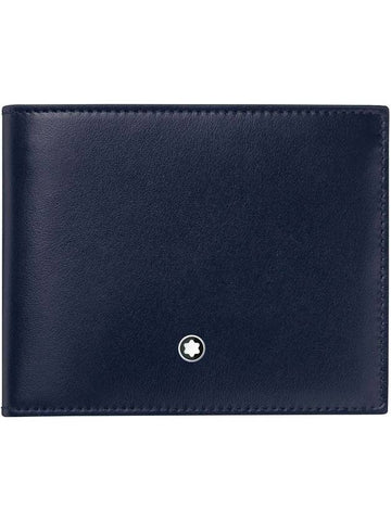 Meisterstück 6CC Half Wallet Blue Ink - MONTBLANC - BALAAN 1