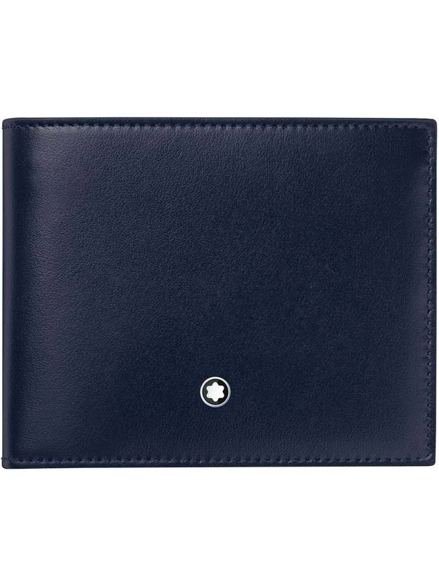 Meisterstück 6CC Half Wallet Blue Ink - MONTBLANC - BALAAN 1