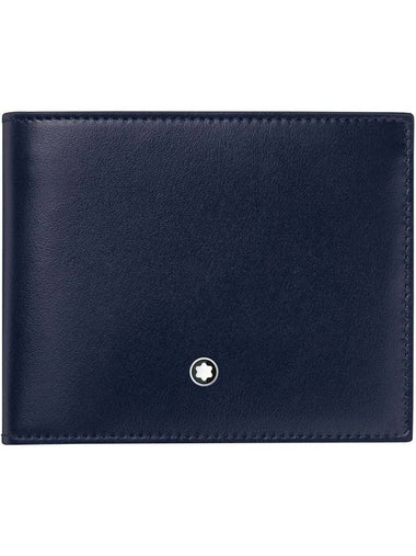 Meisterstück 6CC Half Wallet Blue Ink - MONTBLANC - BALAAN 1